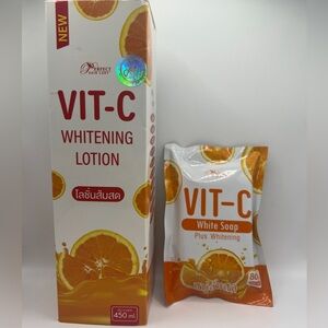Vitamin C lotion + soap